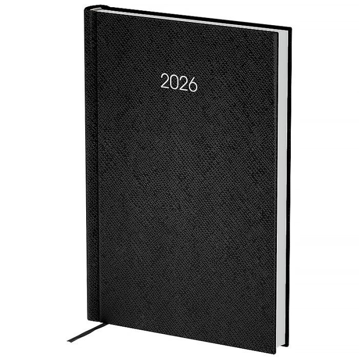 Тижневик Axent датований 2026 Classic Style, 145х210, чорний (8840-26-1-A)