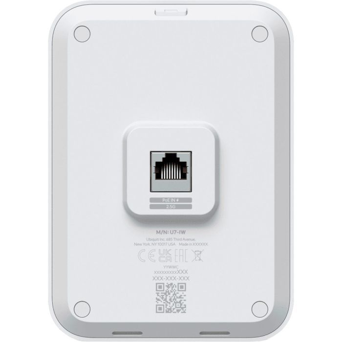 Точка доступу Wi-Fi Ubiquiti UniFi 7 In-Wall (U7-IW) зображення 5