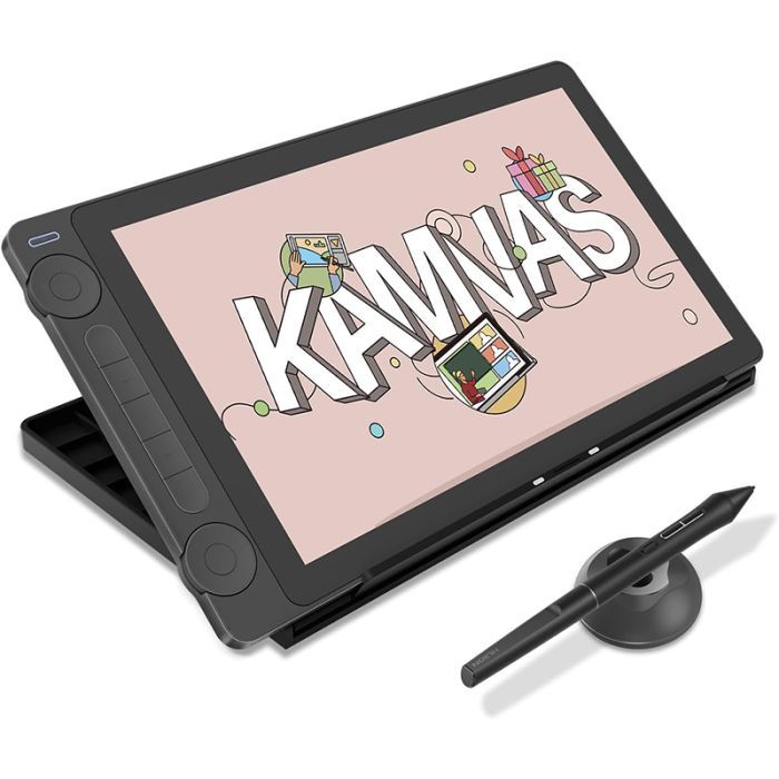 Графічний планшет Huion Kamvas 13 Gen 3 Black + рукавичка (GS1333) зображення 2