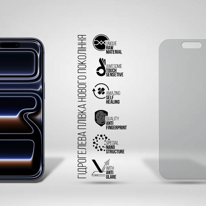 Плівка захисна Armorstandart hydrogel Matte Apple iPhone 17 Pro (ARM86172) зображення 2