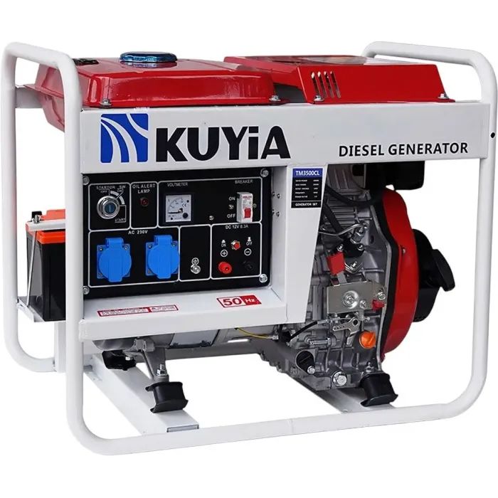 Генератор Kuyia TM3500CL, дизельный, 240V, 50Hz, 2,8-3kW, стартер, 12,5л (KYTM3500CL-1F-220-DA)