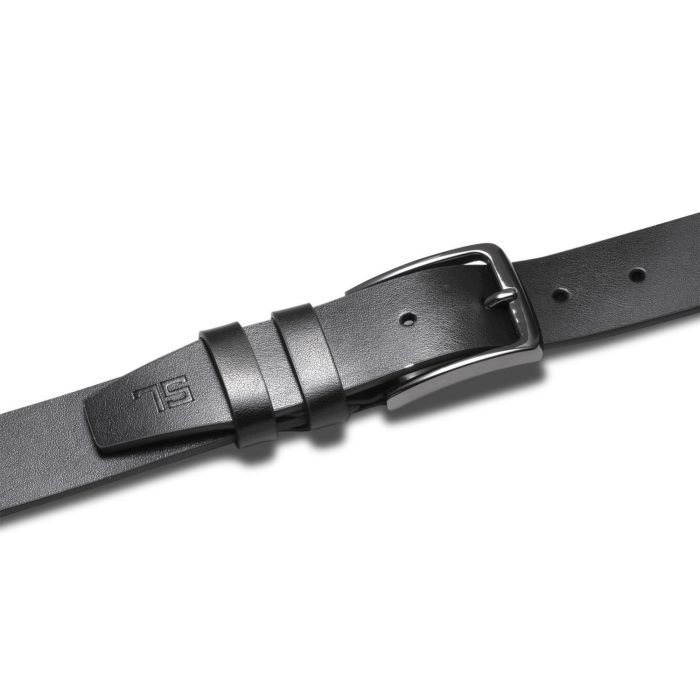 Ремінь Semi Line Чоловічий Шкіряний Black (DAS303122) зображення 2