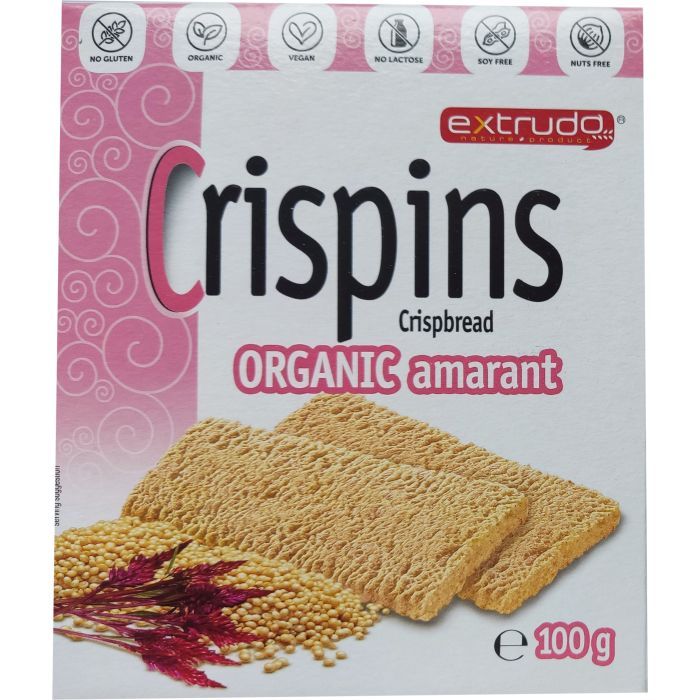 Хлебцы детские Extrudo Crispins Органические с амарантом 100 г (27770-1731)