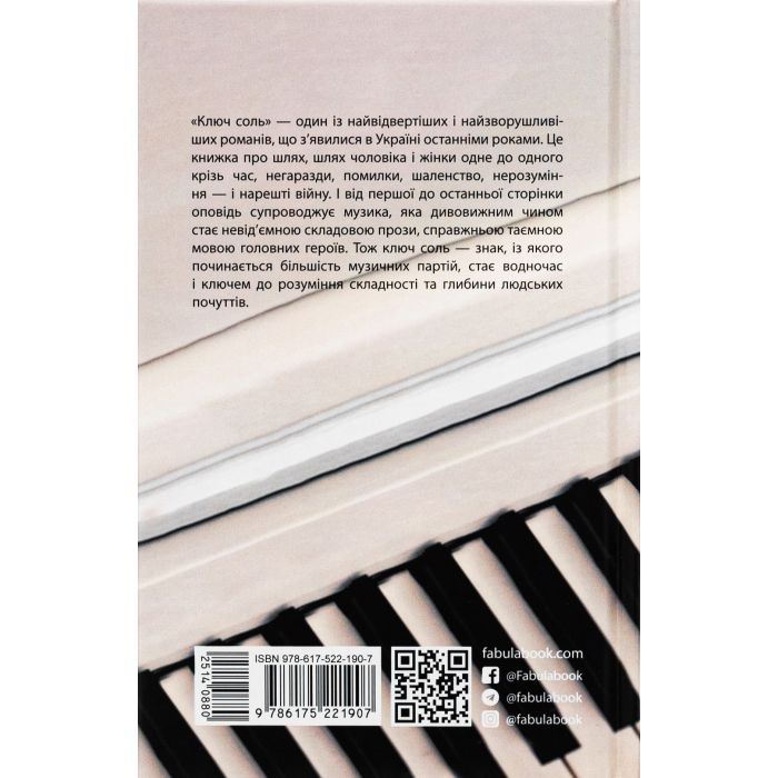 Книга Ключ соль - Галина Матвєєва Фабула (9786175221907) изображение 2