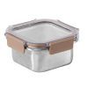 Пищевой контейнер Ringel Meyer квадратний нержавіюча сталь 500 мл (RG-9101/500)