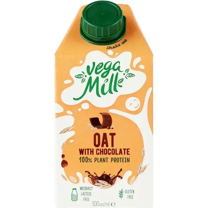 Молоко рослинне Vega Milk Вівсяне з шоколадом 500 мл (4820016254930)