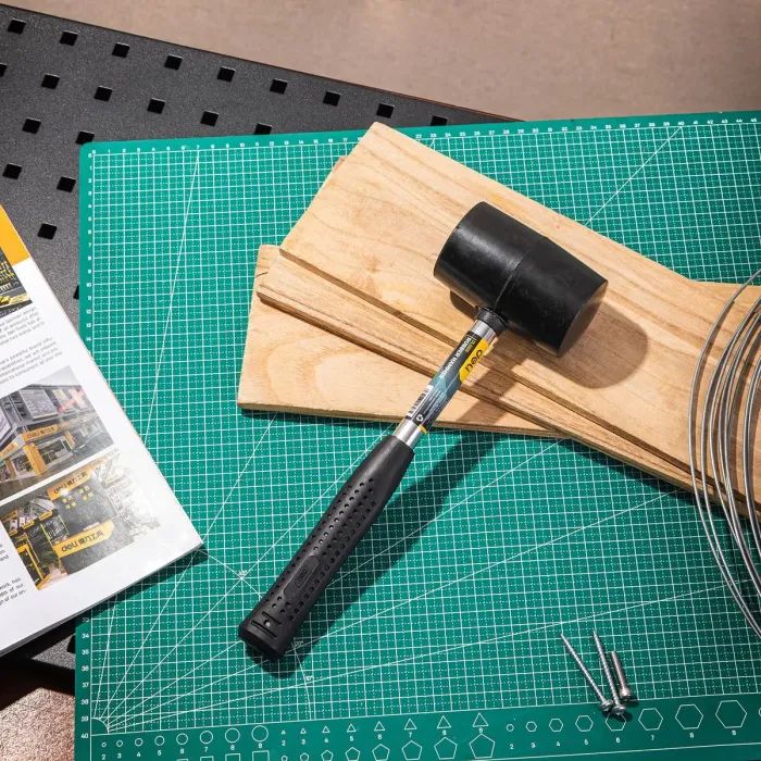 Киянка Deli со стальной ручкой 450 г, (EDL5616) изображение 5