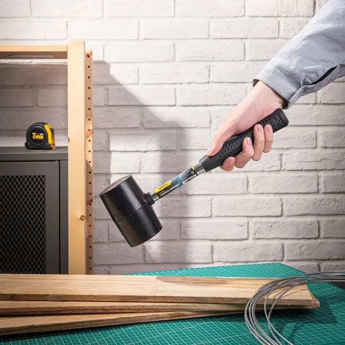 Киянка Deli со стальной ручкой 450 г, (EDL5616) изображение 6