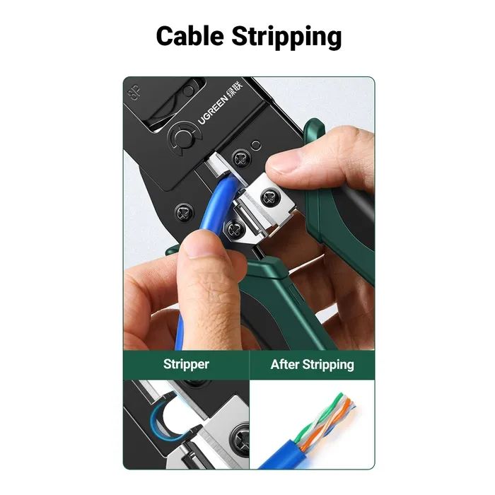 Інструмент Ugreen Обтискні кліщі NW136 Multifunctional Clamp Green (70683) зображення 5