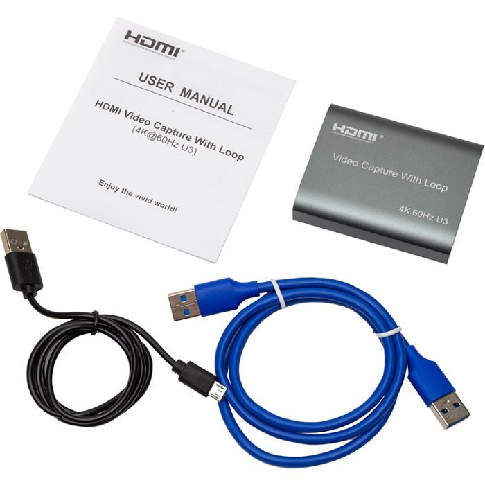 Пристрій захоплення відео PowerPlant HDVC8 HDMI USB3.0 4k/60hz (CA914180) зображення 2