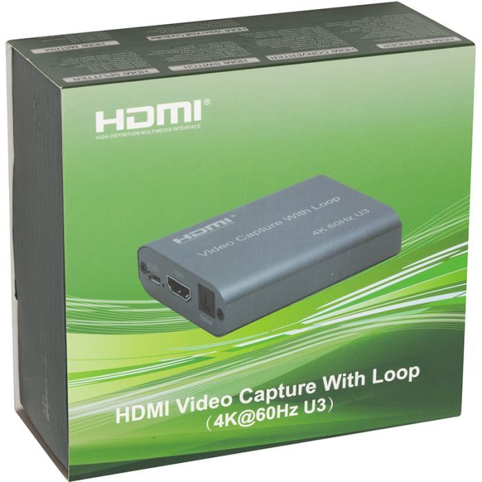 Пристрій захоплення відео PowerPlant HDVC8 HDMI USB3.0 4k/60hz (CA914180) зображення 3