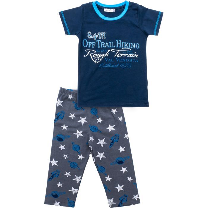 Пижама детская Matilda с футболкой (M12335-3-134B-blue)