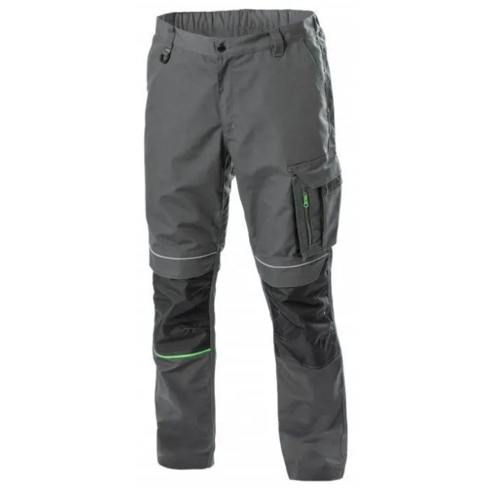 Штани робочі Hoegert LEMBERG HT5K802-1-M 65% поліестер/35% бавовна темно-сірі, M (50) (HT5K802-1-M)