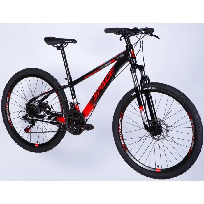 Велосипед Space 24" MERCURY DD FR рама-11" AL 2026 чорно-червоний (OPS-SP-24-065) изображение 2