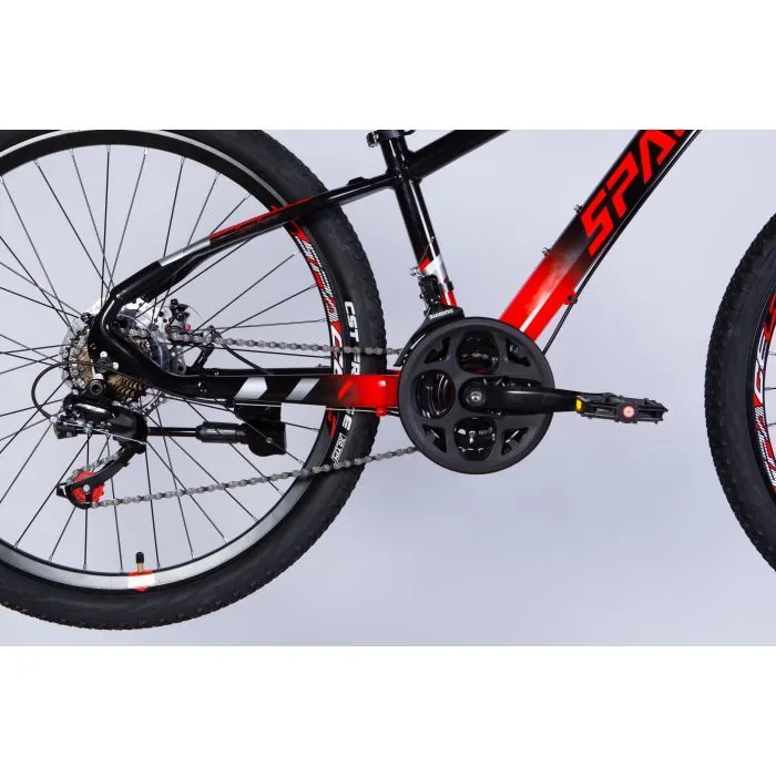 Велосипед Space 24" MERCURY DD FR рама-11" AL 2026 чорно-червоний (OPS-SP-24-065) изображение 5