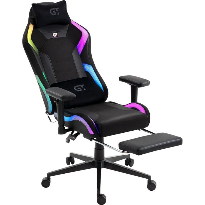 Кресло игровое GT Racer X-2403 Black (X-2403 Black RGB) изображение 7