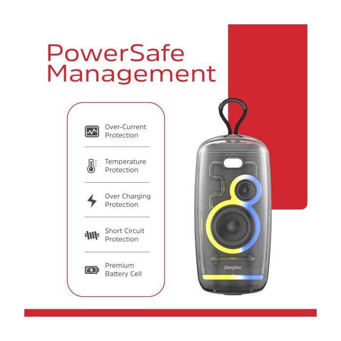 Акустическая система Energizer BTS164 Black (BTS164) изображение 10