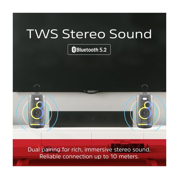 Акустическая система Energizer BTS164 Black (BTS164) изображение 6