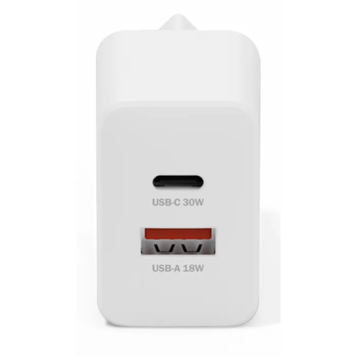Зарядний пристрій Digitus 1xUSB-C + 1xUSB 30W GaN (DA-10301) зображення 4
