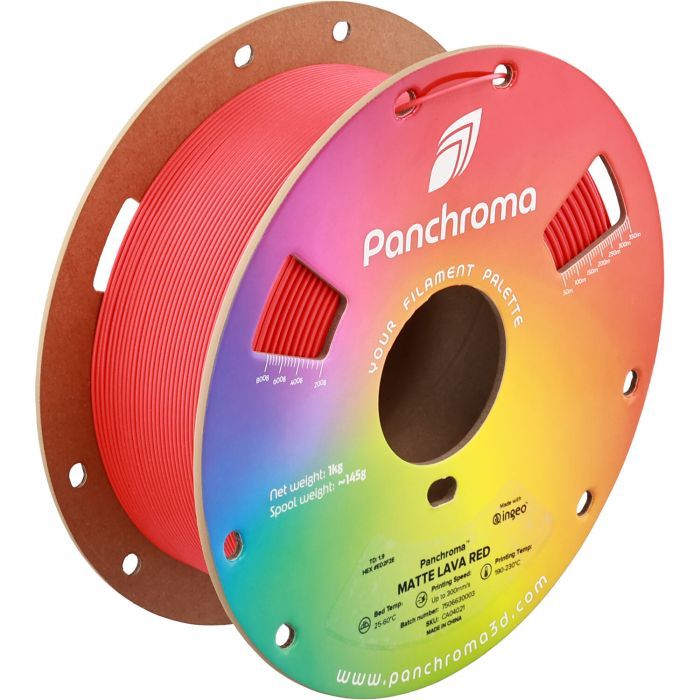 Пластик для 3D-принтера Polymaker PLA PANCHROMA MATTE 1,75mm 1kg LAVA RED (CA04021)