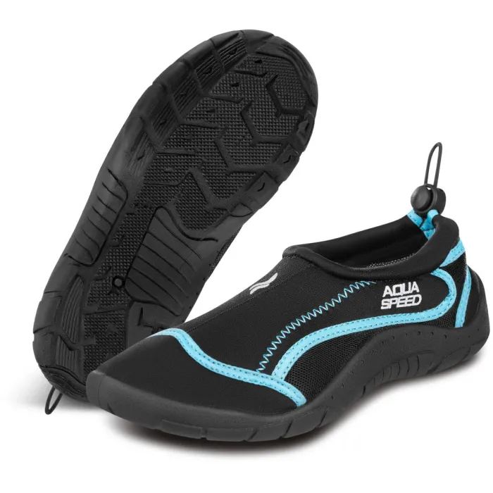 Аквашузи Aqua Speed Aqua Shoe Model 704-28C чорний, синій 46 (5908217695598)