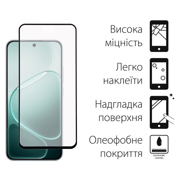 Скло захисне Dengos OPPO A6 Pro Black 2 pcs (DG-TG2P-94) зображення 2
