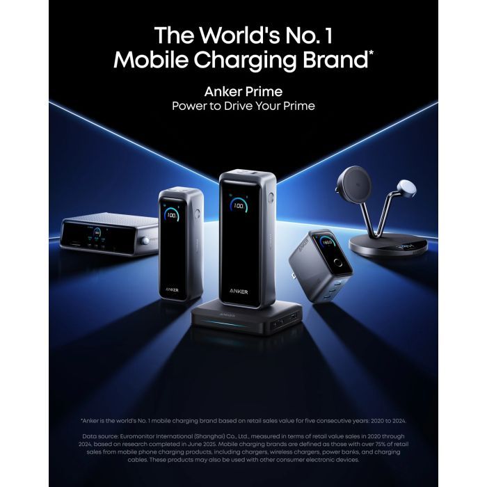 Батарея универсальная Anker 26000mAh Prime 300W PD Black (A110AH11) изображение 4