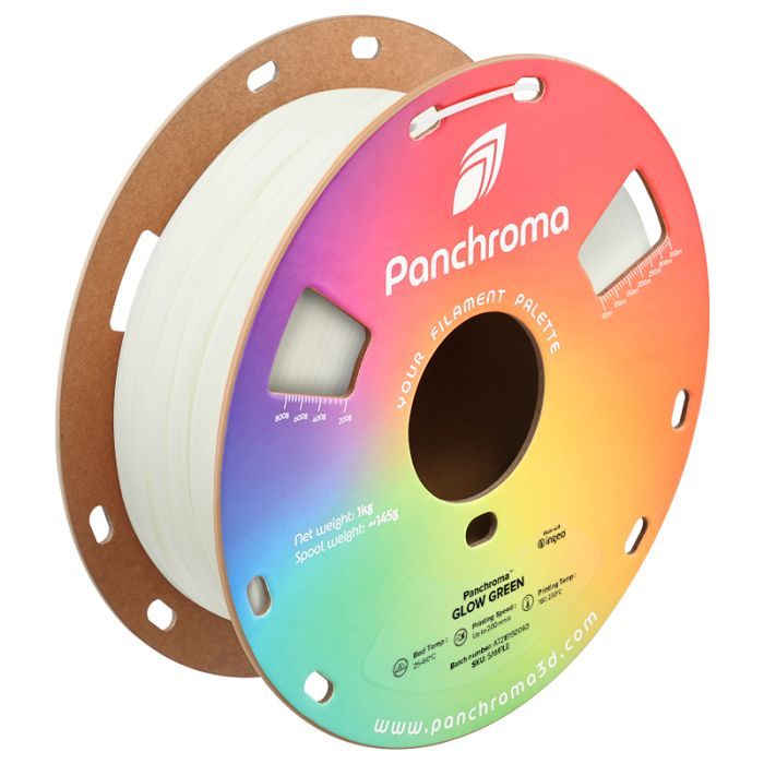 Пластик для 3D-принтера Polymaker PLA PANCHROMA GLOW 1,75mm 1kg GREEN (CA02030) изображение 2