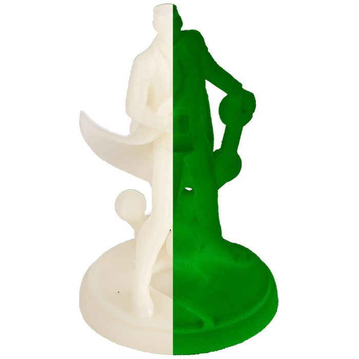 Пластик для 3D-принтера Polymaker PLA PANCHROMA GLOW 1,75mm 1kg GREEN (CA02030) изображение 3