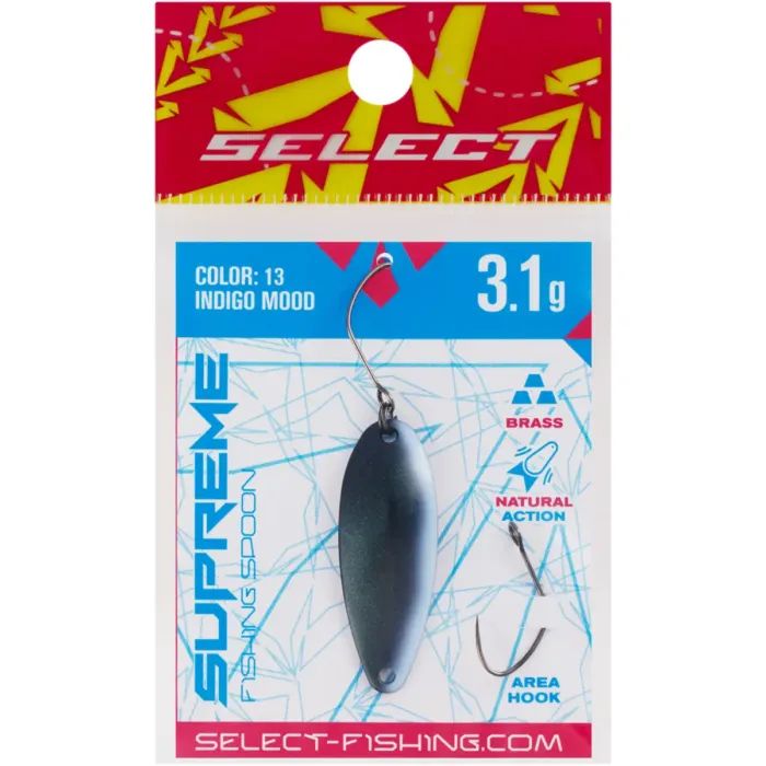 Блешня Select Supreme 3.1g 34mm 20 Dark Blinker (1870.80.78) зображення 2