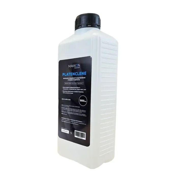 Чистящая жидкость Makkon PLATENCLENE 1л (ZMN-PLATEN-1000) изображение 2