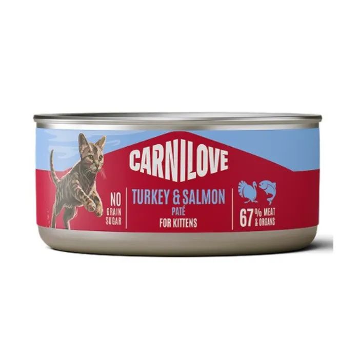 Паштет для кошек Carnilove Turkey & Salmon Kitten 100 г (8595602582877)