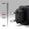 Зарядний пристрій AXAGON 1xUSB-C PD67W + 1xUSB QC4+ PPS display gray (ACU-PQ67D) зображення 4