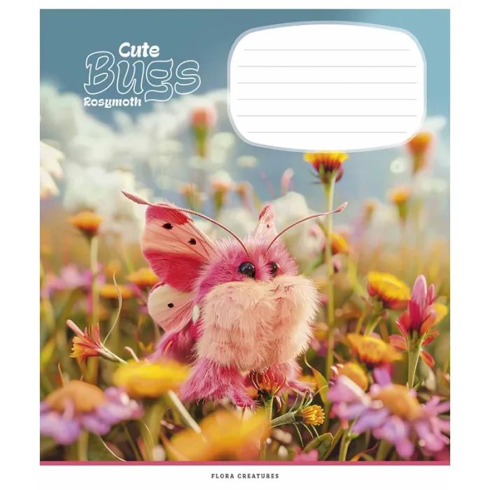 Тетрадь Школярик Cute bugs 12 листов клетка (012-3462K) изображение 4