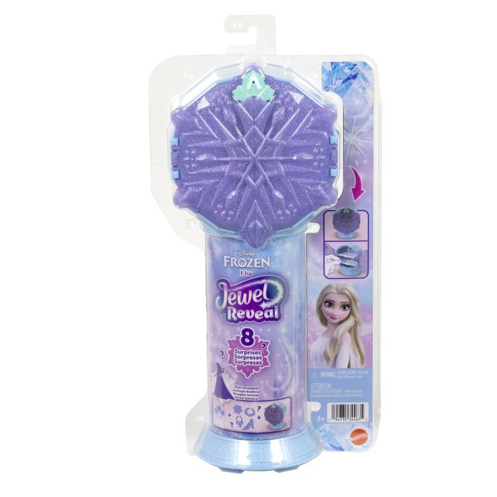 Кукла Disney Frozen набор-сюрприз Сияние самоцветов Эльза (JJY36) изображение 4