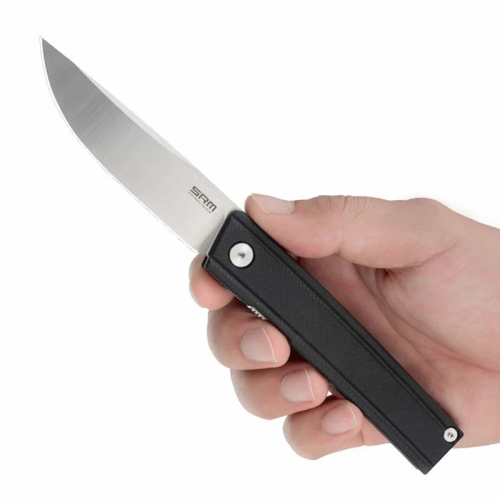 Нож SRM Gent, Black G10, Satin (401LC-GB)
