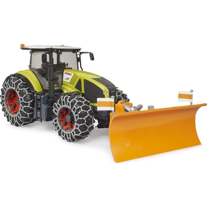 Масштабная модель автомобиля Bruder Трактор Claas Axion 950 для уборки снега (03018)