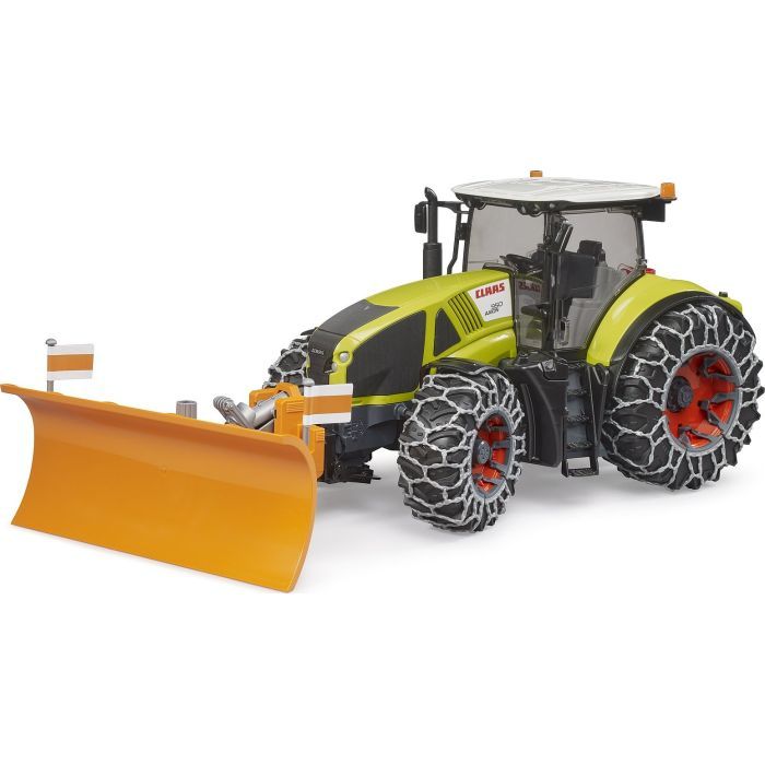 Масштабная модель автомобиля Bruder Трактор Claas Axion 950 для уборки снега (03018) изображение 2