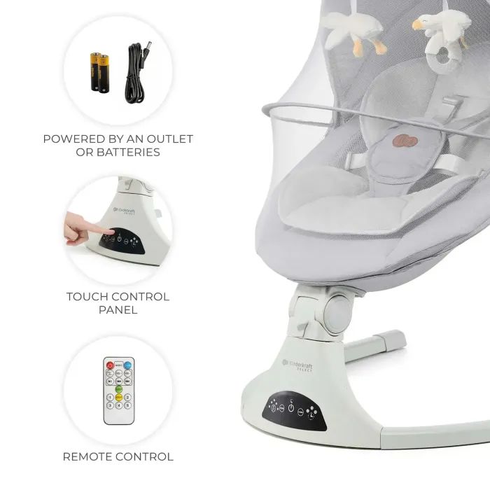 Кресло-качалка Kinderkraft Tulsy Gray (5902533926510) изображение 2