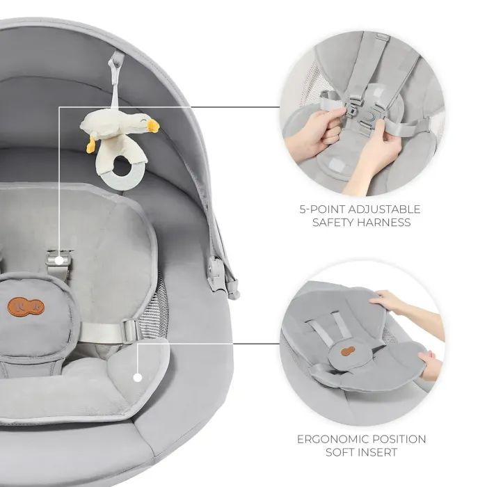 Кресло-качалка Kinderkraft Tulsy Gray (5902533926510) изображение 4