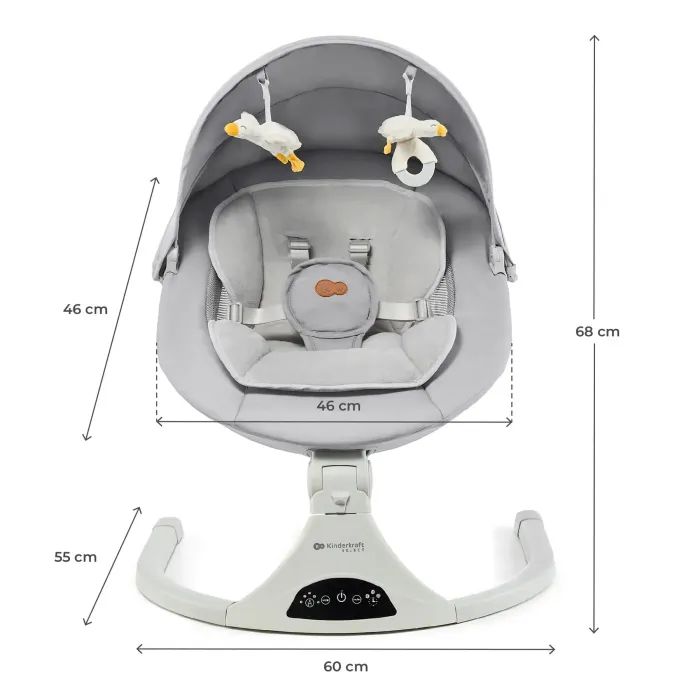 Кресло-качалка Kinderkraft Tulsy Gray (5902533926510) изображение 8