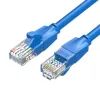 Патч-корд 0.5м, UTP cat 6 RJ-45 blue Vention (IBELD)