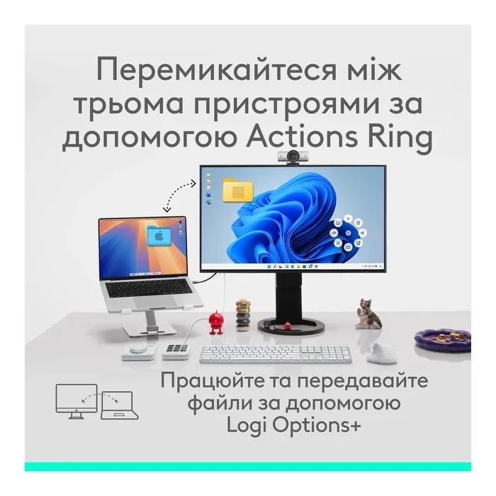 Мышка Logitech MX Master 4 Performance Wireless/Bluetooth Pale Gre (910-007563) изображение 10