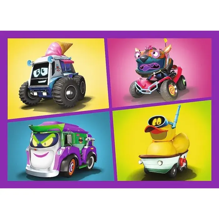 Пазл Trefl Batwheels Зустрічайте Batwheels 4 в 1 (35, 48, 54, 70) (5900511346589) зображення 4