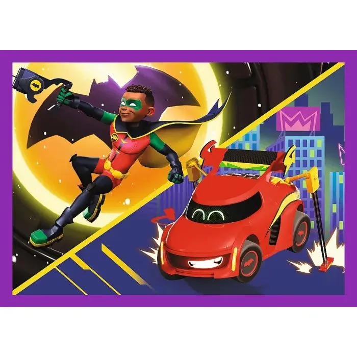 Пазл Trefl Batwheels Зустрічайте Batwheels 4 в 1 (35, 48, 54, 70) (5900511346589) зображення 5