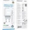 Зарядное устройство BOROFONE USB-C PD20W + cable USB-C to USB-C white (6941991121371) изображение 2