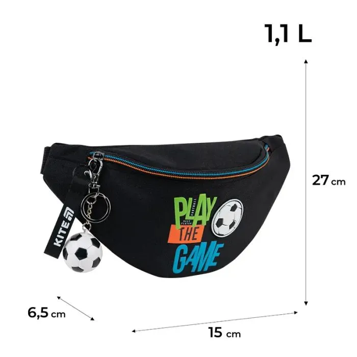Сумка-бананка Kite дитяча 2577 Football Player (K26-2577-2) зображення 7