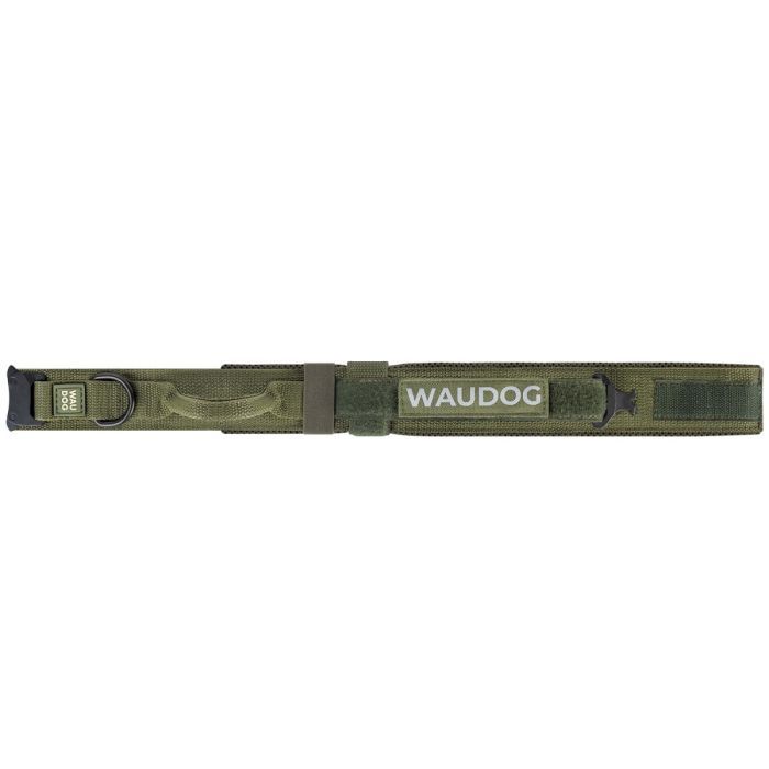 Нашийник для тварин WAUDOG PRO з ручкою тактичний металевий фастекс M хакі (688731) зображення 2