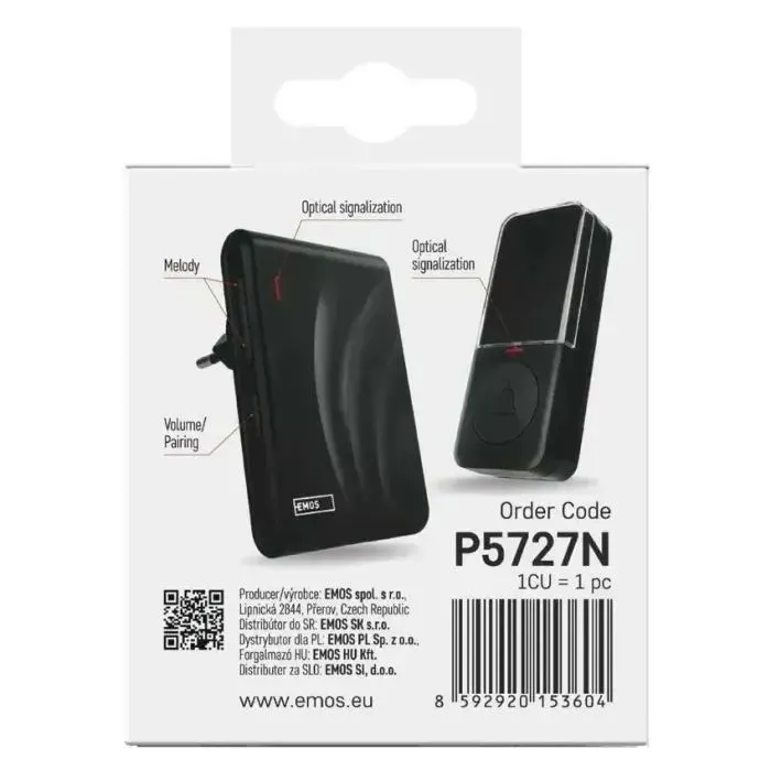 Дверний дзвінок EMOS P5727N зображення 12