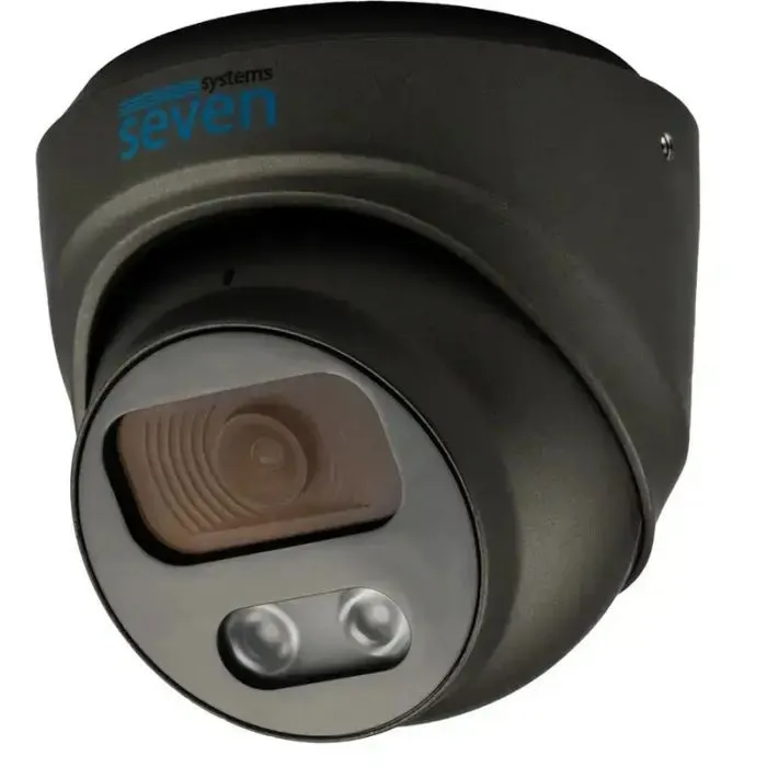 Камера відеоспостереження SEVEN Systems IP7215PA-DL (2.8) black зображення 2